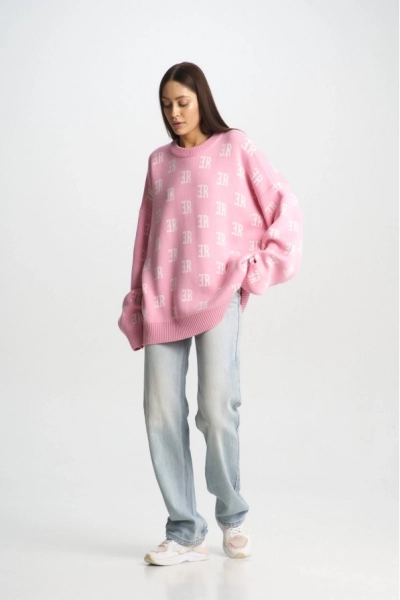 Джемпер Cotton Jacquard Pink Erist store, цвет: розовый, НФ-00001489 купить онлайн