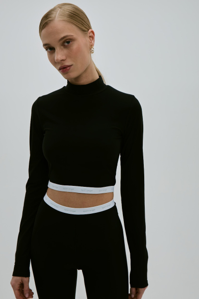 Кроп-топ "Уин Блек" Sport Angel, цвет: Черный, F022.01.001.M купить онлайн