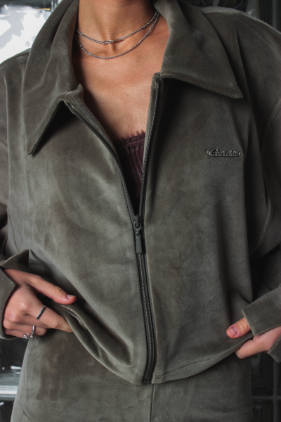 Бомбер велюр SPECIAL GARCHIT, цвет: olive, GARVelBombSpKh купить онлайн