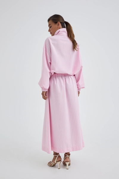 Юбка из хлопка Shtripling, цвет: розовый, SHSKT011PINK купить онлайн