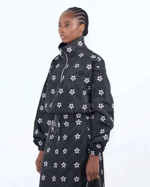 Анорак с принтом ASIA ST 71, цвет: Черный, Ast71.anorak-pattern-logo-bl купить онлайн