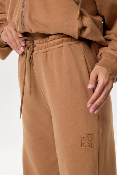 Палаццо с бархатистым эффектом ABDA, цвет: карамель, 332509101440 купить онлайн