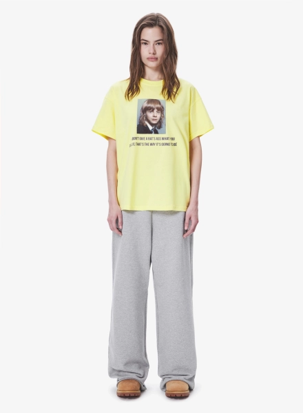 Футболка DON'T GIVE FABLE, цвет: Желтый, TSHRT-FBL-DNTGV-LLW купить онлайн