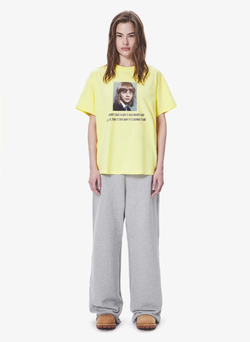 Футболка DON'T GIVE FABLE, цвет: Желтый, TSHRT-FBL-DNTGV-LLW купить онлайн