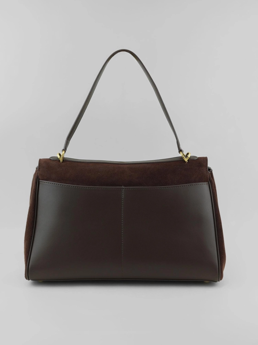 Сумка SANDRA MEDIUM brand salad, цвет: suede brown J-704-PHR 6943 купить онлайн