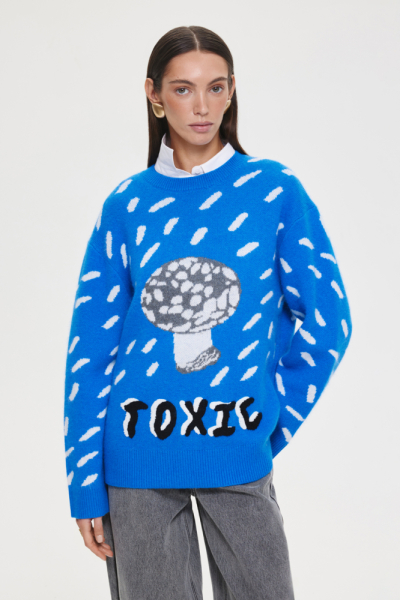 Джемпер с жаккардовым рисунком