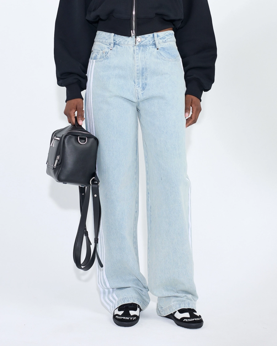 Джинсы с лампасами ASIA ST 71, цвет: серый,  купить онлайн