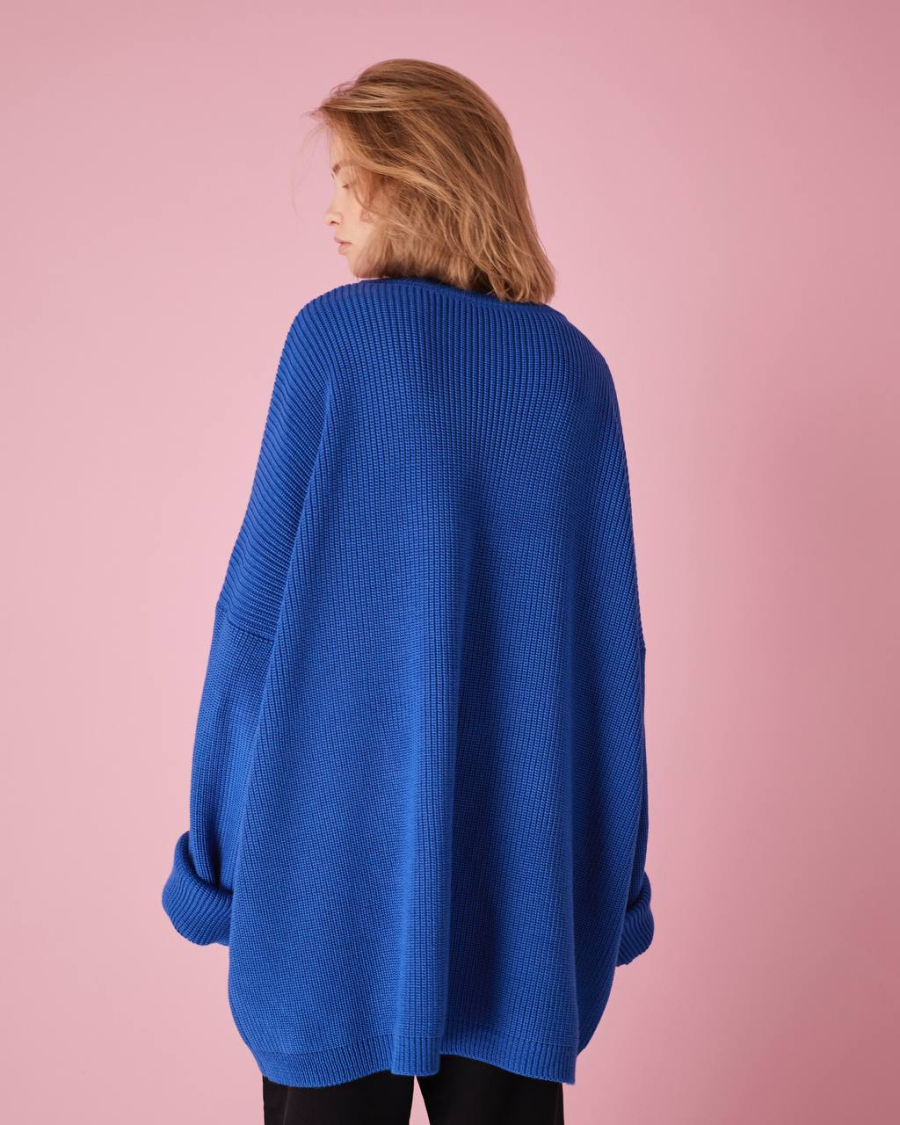 Свитер over TABOO, цвет: синий, svblueover купить онлайн