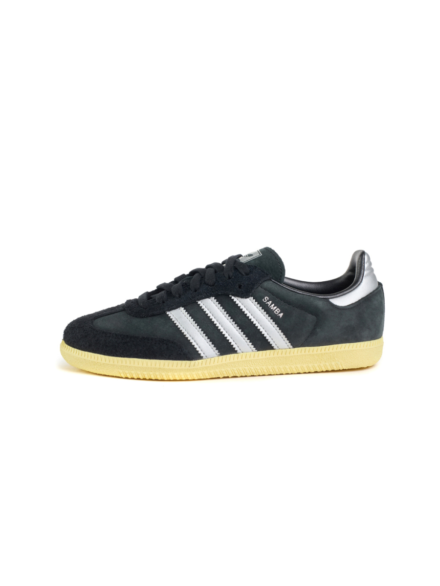 Кроссовки женские Adidas Samba OG "Black Almost Yellow" NKDADDYS SNEAKERS, цвет: Чёрный IE8128 купить онлайн