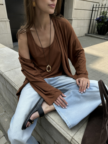 Майка из трикотажа