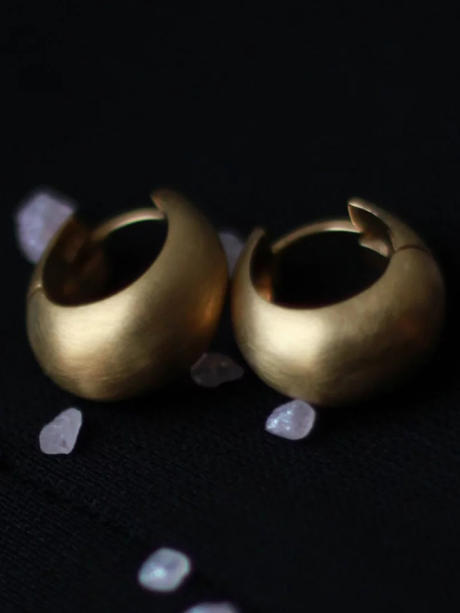 Серьги Hollywood Satin Gold