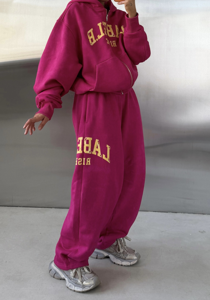 Брюки спортивные Label .B, цвет: фуксия,  купить онлайн