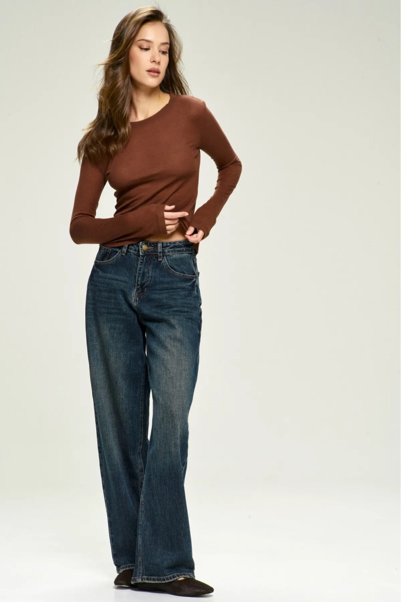 Джинсы BAGGY Dark Blue Erist store, цвет: синий, НФ-00002854 купить онлайн