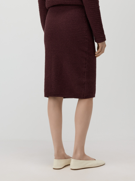 Юбка букле Conso, цвет: коричневый, KUM 260727 - коричневый купить онлайн