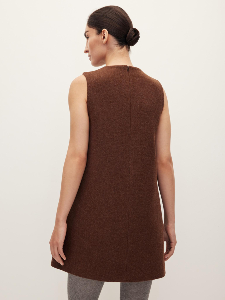 Платье трапеция Chaika, цвет: коричневый, AW25DR02-45 купить онлайн