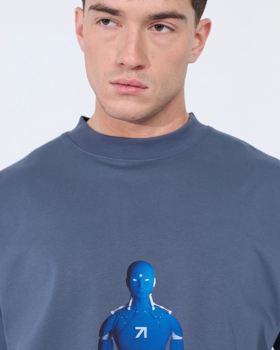 Футболка Аватар робот ASIA ST 71, цвет: синий,  купить онлайн