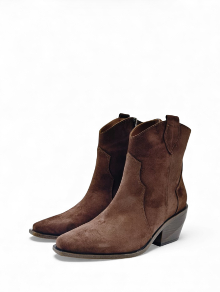 Ботинки демисезонные из натуральной замши GRANDERA, цвет: коричневый 015-29701-679 (903) купить онлайн