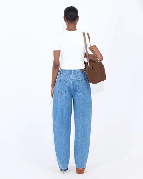 Джинсы BAGGY WOMEN BLUE ASIA ST 71, цвет: синий, Ast71.jeans-baggy-blue-w купить онлайн