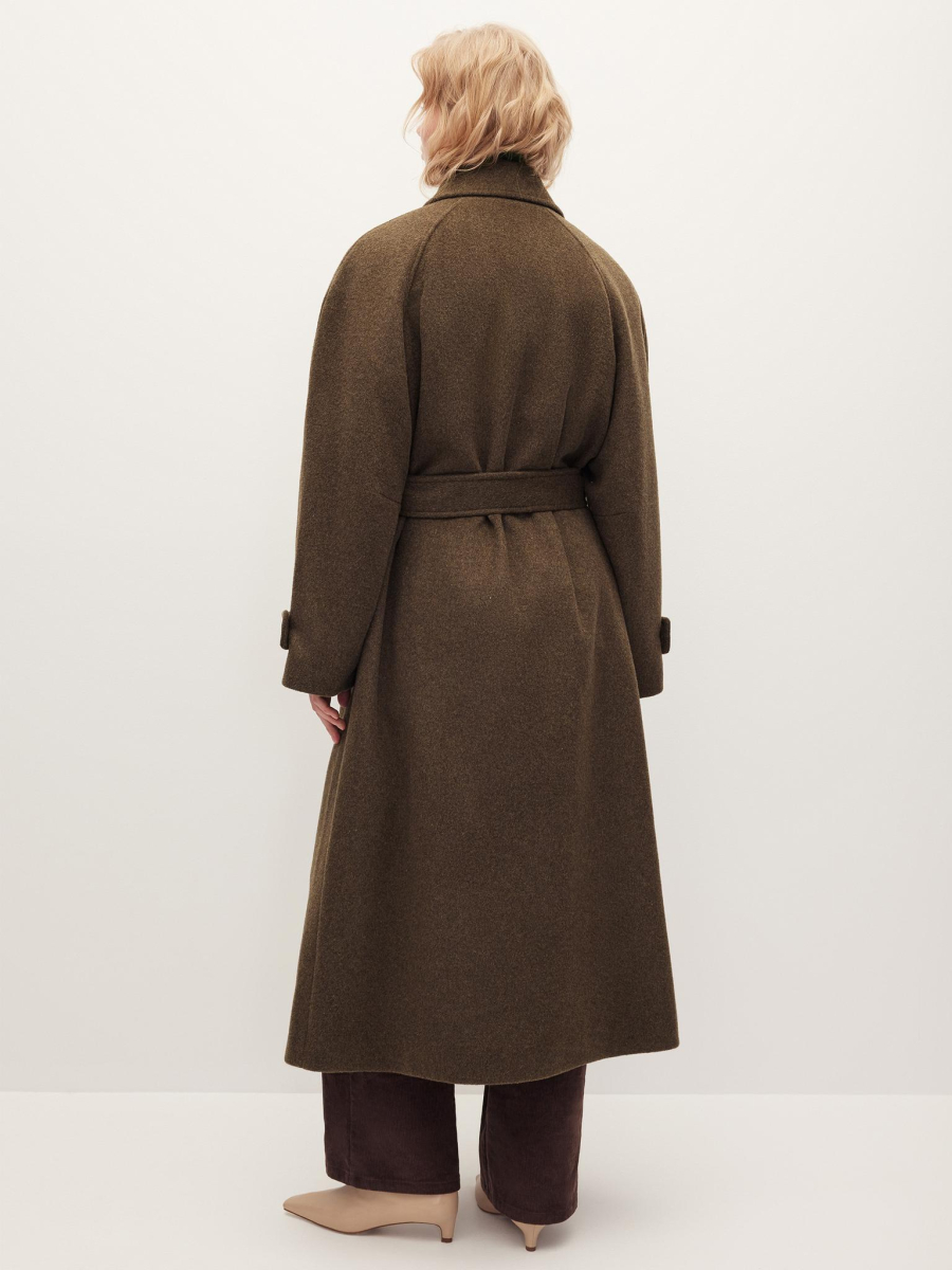 Пальто реглан из шерсти Chaika, цвет: коричневый, AW25CO01-45 купить онлайн