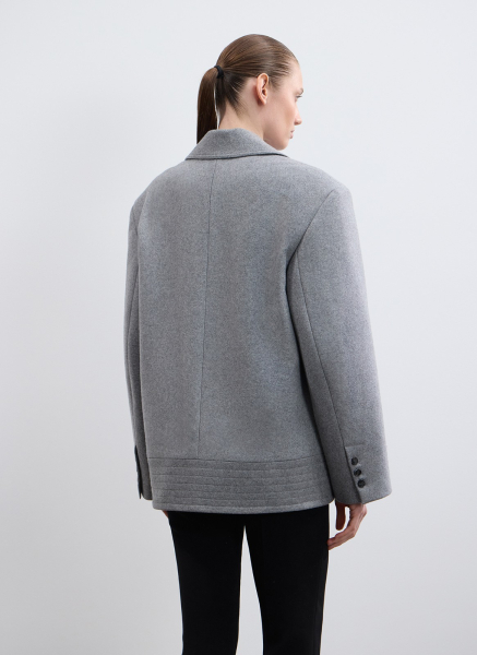 Полупальто-бушлат ALL WE NEED, цвет: Светло-серый, 2602W5174-04 купить онлайн