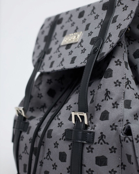 Рюкзак MONOGRAM CANVAS GREY LARGE ASIA ST 71, цвет: серый Ast71.backpack-mngrm-grey-large купить онлайн