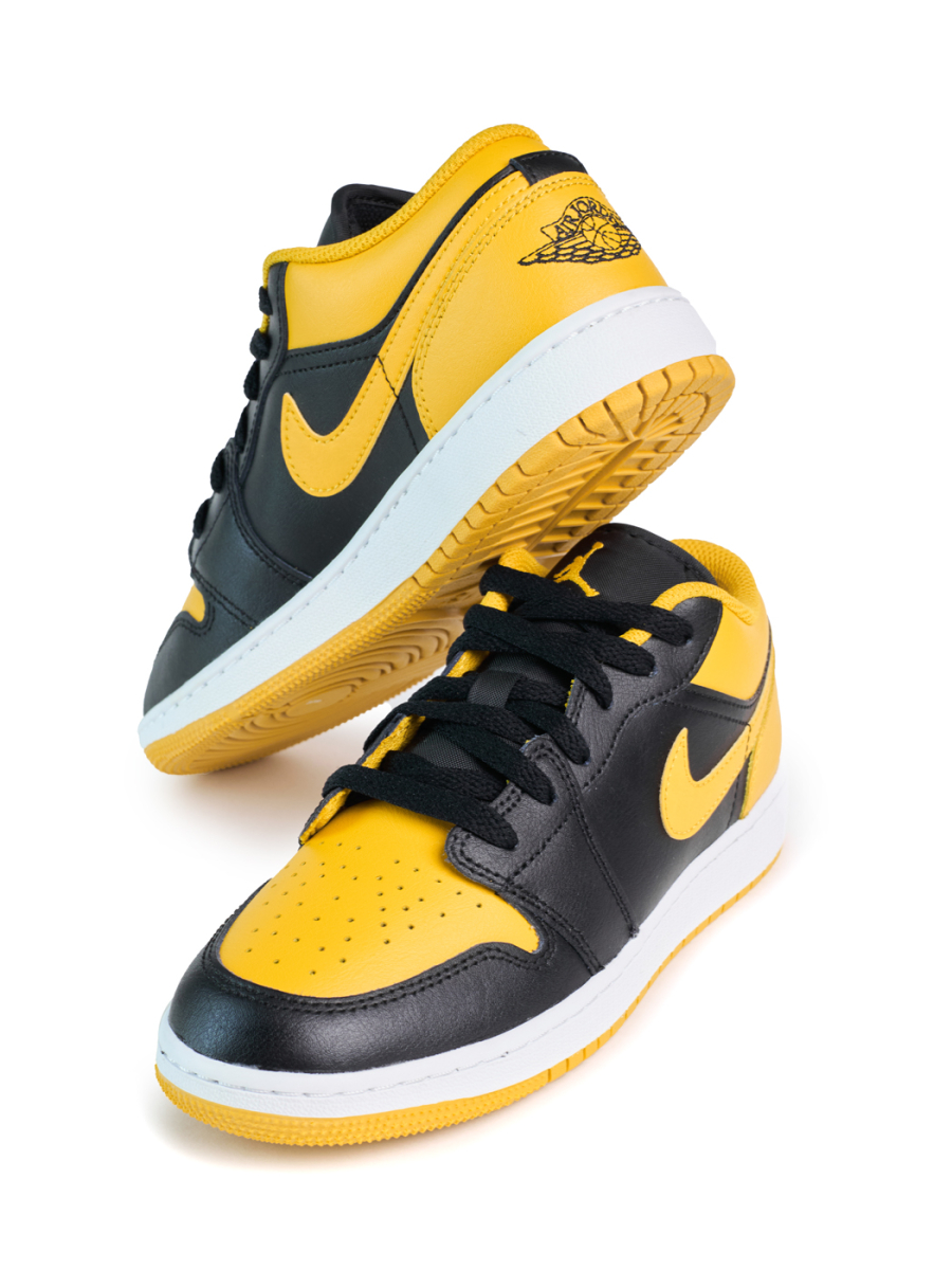 Кроссовки подростковые Jordan 1 Low "Yellow Ochre" NKDADDYS SNEAKERS, цвет: Желтый 553560-072 купить онлайн