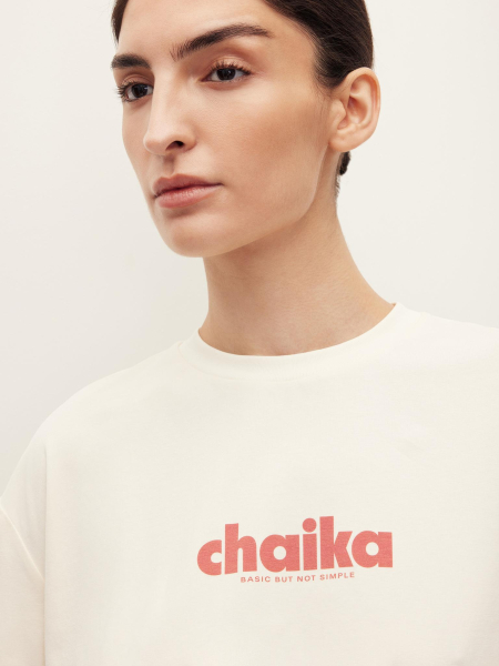 Лонгслив Basic but not simple Chaika, цвет: молочный, AW25LS01-160 купить онлайн