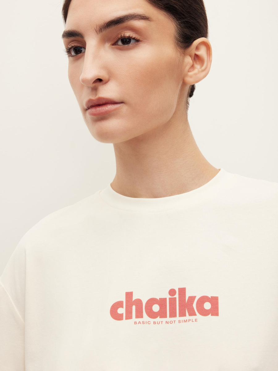 Лонгслив Basic but not simple Chaika, цвет: молочный, AW25LS01-160 купить онлайн