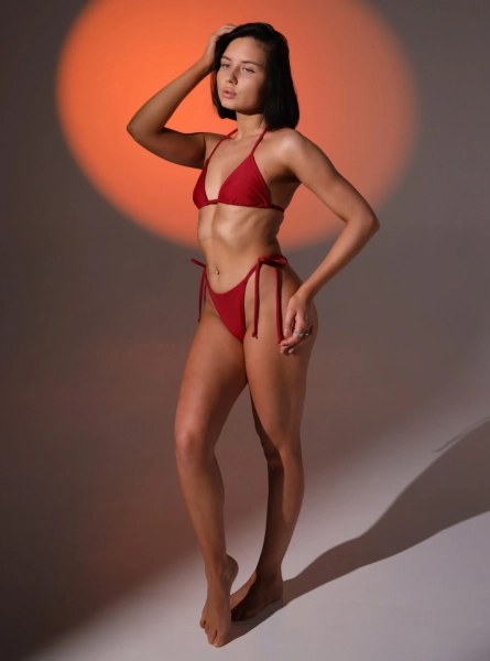 Лиф Triangle Bikini Cherry Red