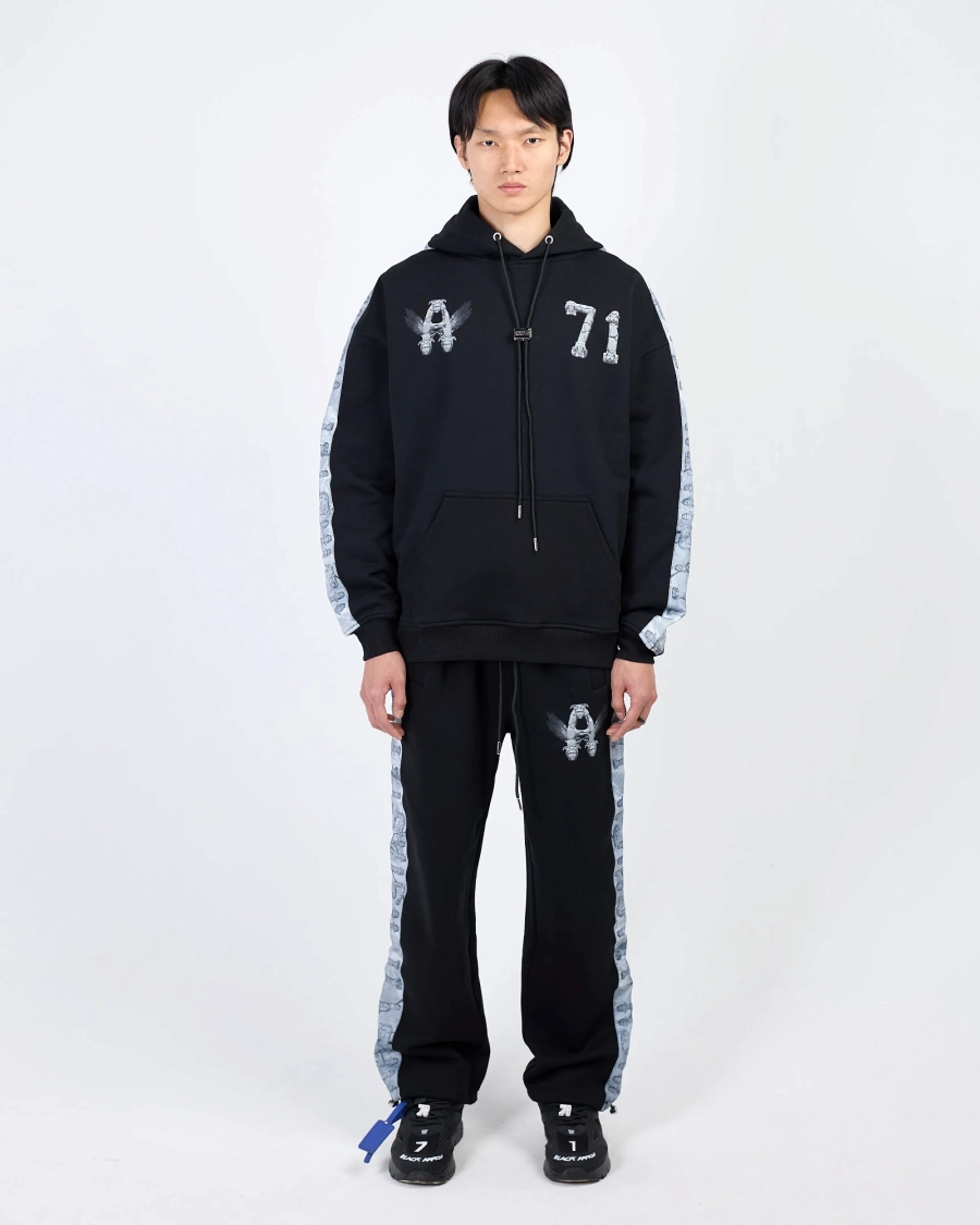 Джоггеры с лампасами ASIA ST 71, цвет: Черный, Ast71.jogg-flying-black купить онлайн