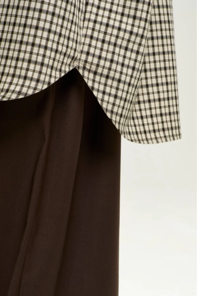 Рубашка Classic в клетку Beige Erist store, цвет: бежевый, НФ-00002684 купить онлайн