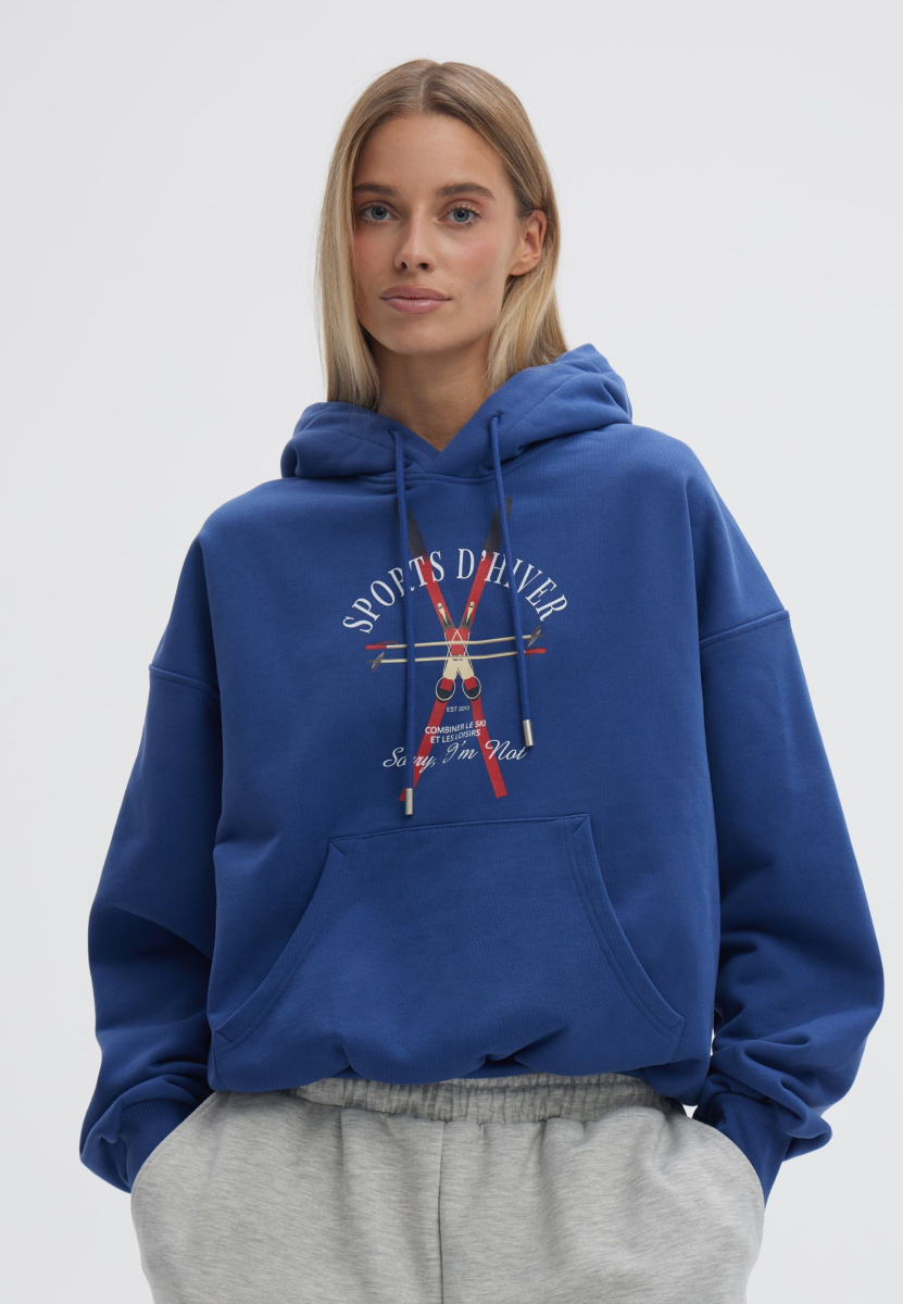 Худи SPORTS D'HIVER SORRY, I’M NOT, цвет: индиго,  купить онлайн