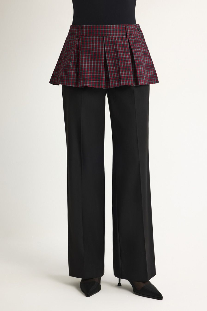 Брюки с баской TOPTOP, цвет: Черный, TT.030.18506.900 купить онлайн