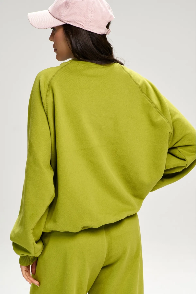 Свитшот базовый Over Lemongrass Erist store, цвет: зеленый, НФ-00003073 купить онлайн