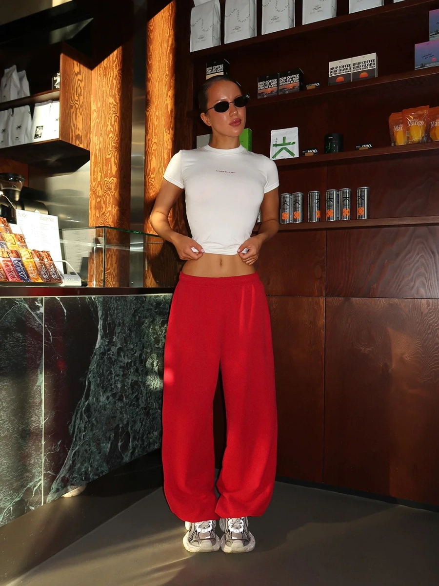 Брюки "RED FLAG" MIARTLAND, цвет: красный, НФ-00000818 купить онлайн