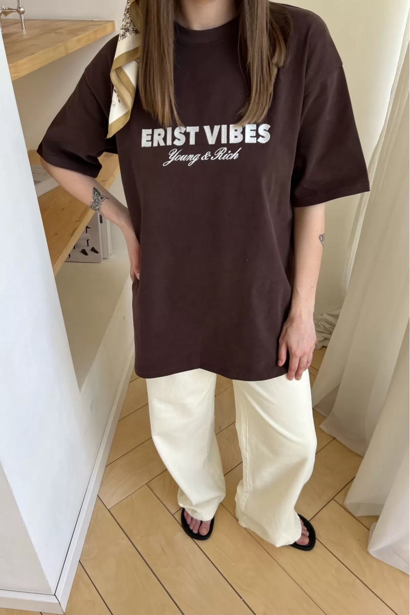 Футболка YOUNG&RICH Brown Erist store, цвет: коричневый, НФ-00002373 купить онлайн
