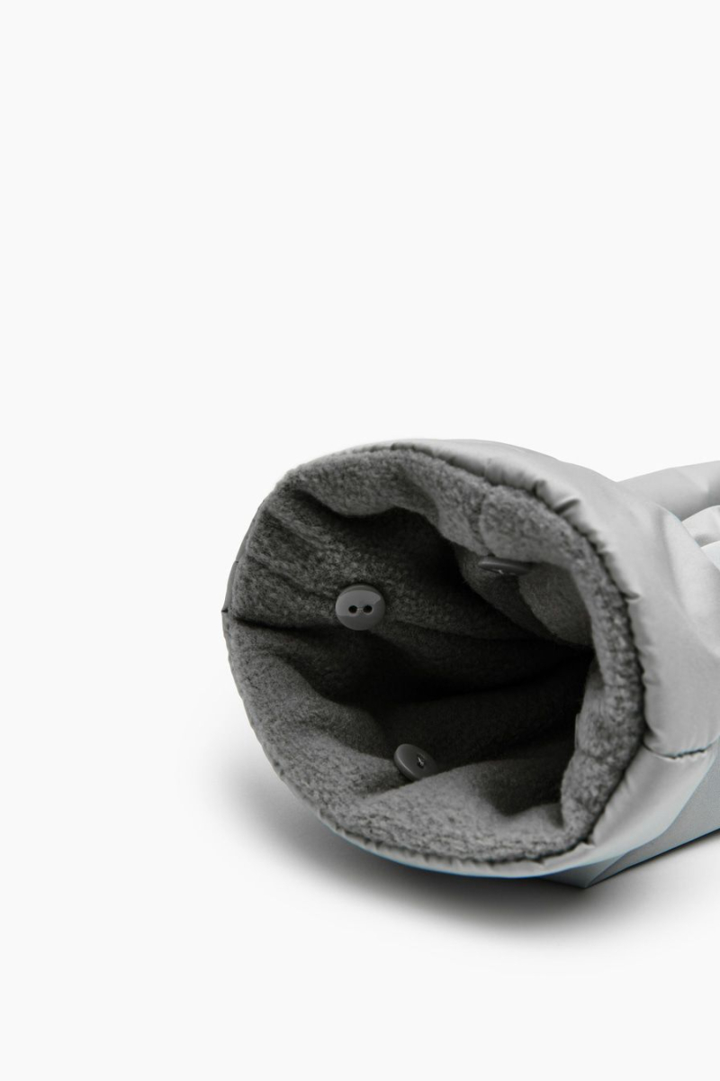 Варежки с меховыми манжетами TOPTOP, цвет: серый TT.610.13758.800 купить онлайн