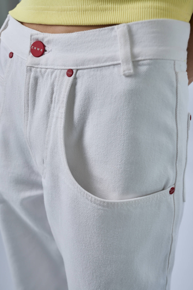 Джинсы Papa jeans ZNWR, цвет: тофу, 22199 купить онлайн