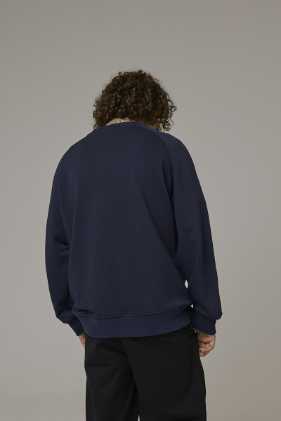 Свитшот из футера Rich Raglan Lite
