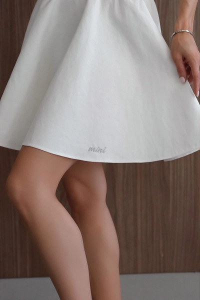 Юбка из денима "Небо" Мини, цвет: молочный, НФ-00000499 купить онлайн