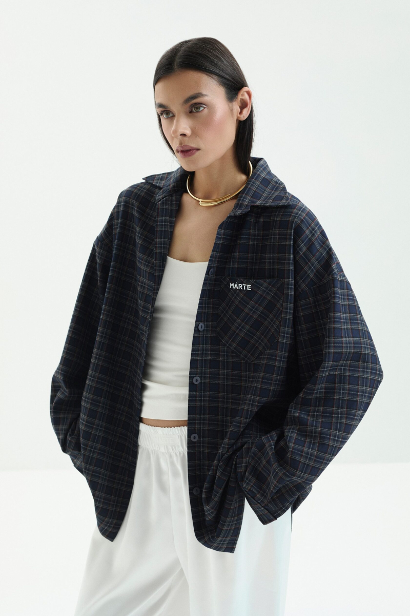 Рубашка PLAID 5.0 marte, цвет: сине-красный,  купить онлайн