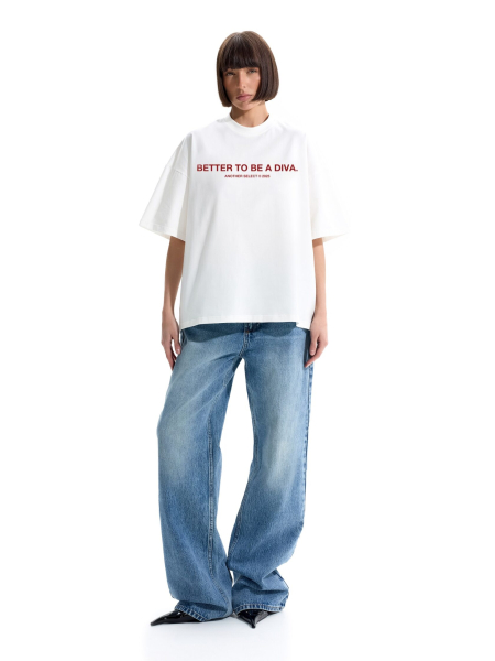 Футболка 'ДИВА' ANOTHER SELECT, цвет: белый, 00168 купить онлайн