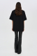 Футболка FRAME с V вырезом F/W 24/25 Label .B, цвет: black, Tp.04.4.5503BLC со скидкой купить онлайн