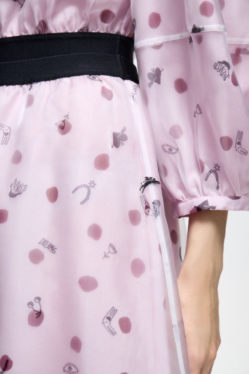 Юбка с эластичным поясом DREAMS BY ALENA AKHMADULLINA, цвет: розовый, 126102100204422/210000 купить онлайн