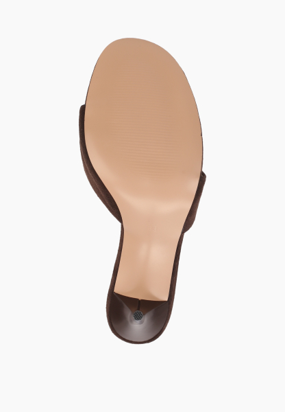 Мюли из натуральной замши SBALO, цвет: шоколадный SXL5 купить онлайн