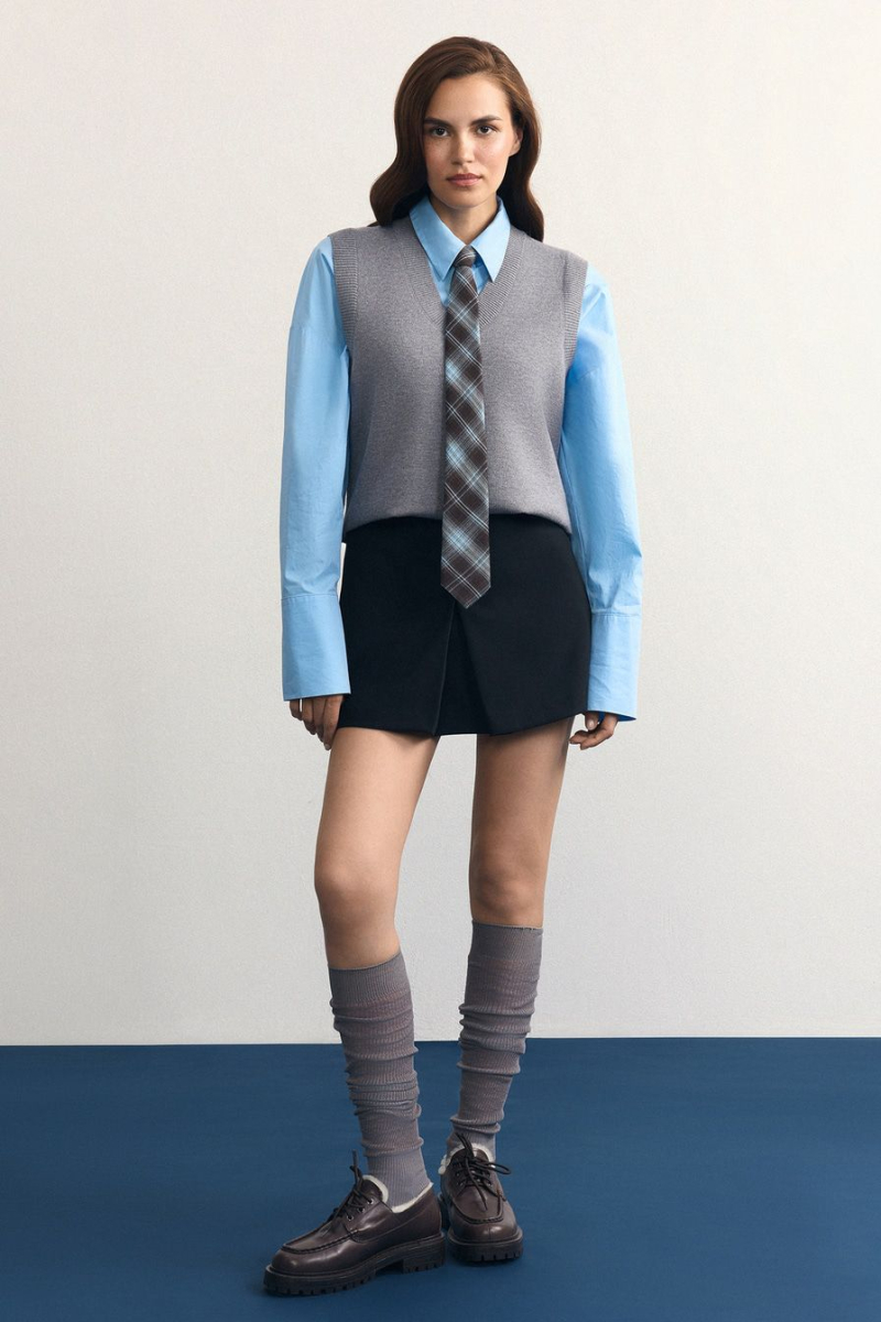 Галстук в клетку