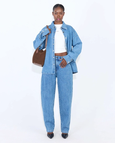 Джинсы BAGGY WOMEN BLUE ASIA ST 71, цвет: синий, Ast71.jeans-baggy-blue-w купить онлайн