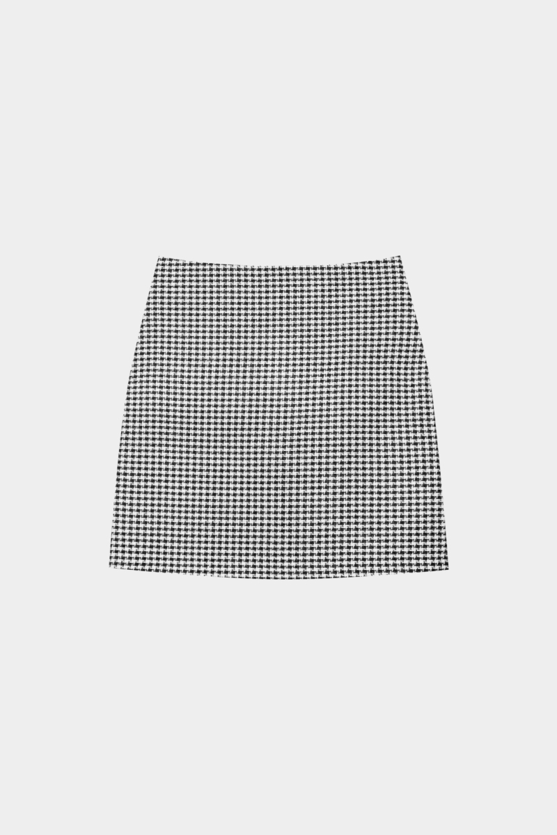 Юбка мини из твида