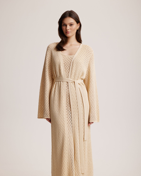 Кардиган To be Blossom, цвет: BEIGE, 081358 купить онлайн