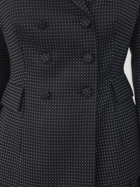 Жакет двубортный приталенный I.B.W., цвет: черный горох, JA029 купить онлайн